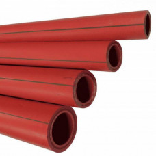 Полипропиленовая труба напорная круглая красная для горячего водоснабжения S 2 (SDR 5) PP-R 20х4,1 мм ГОСТ/ТУ