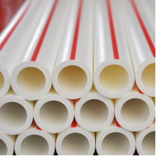 Полипропиленовая труба напорная круглая белая для отопления S 3,2 (SDR 7,4) PP-H 20х2,8 мм ГОСТ/ТУ