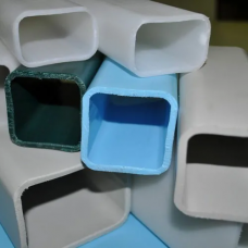 Полипропиленовая труба напорная квадратная серая для отопления 100х100 мм ГОСТ/ТУ